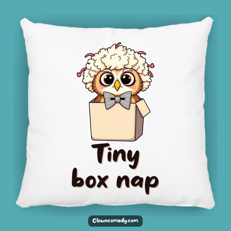 Funny Owl Clown Pillow: Soft Surprise, Comfy and Funny Gift!