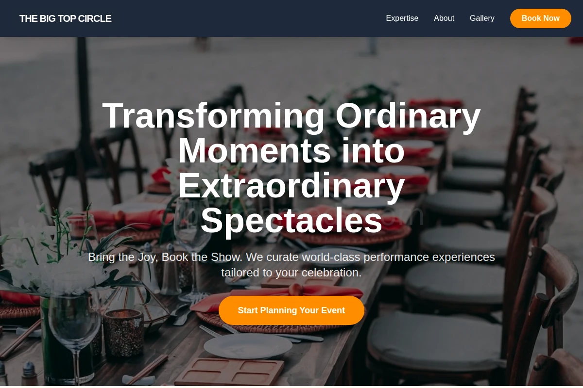 Performance Event Planning