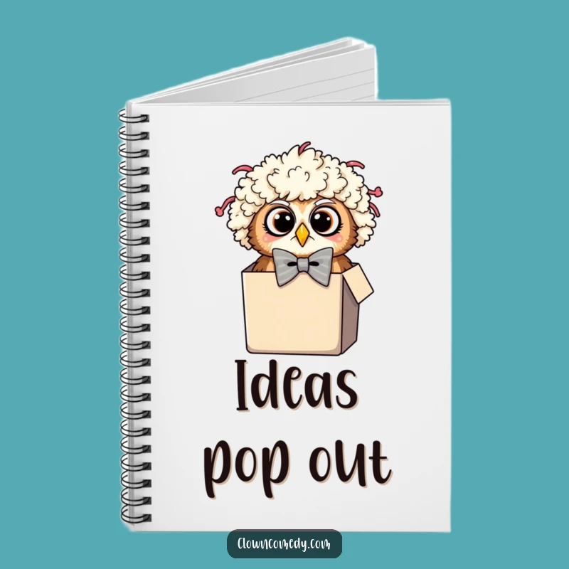 Funny Owl Clown Notebook: Jot Down Surprises, Hilarious Funny Gift!